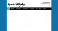 Desktop Screenshot of herculesmovingva.com